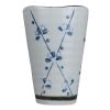 Chinese Style Ceramic Cocktail Cup Blue and White Porcelain Vintage Wine Cup Summer Drinks Glass, 230ml