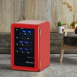 Countertop Wine Cooler with Compressor System and Digital Temperature Control - UV-Protective Finish, Holds 24 Standard Bottles