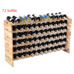 Wooden Bottle Rack Wine Holder for Bottles