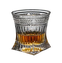 Crystal Creative Shape Square Bottom Whiskey Glass