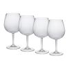 Plastic Wine Glasses Set of 4 (23oz), BPA Free Tritan Wine Glass Set, Unbreakable Red Wine Glasses, White Wine Glasses