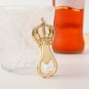 1pc, Crown Bottle Opener - Zinc Alloy Metal for Beer, Wine, and Juice - Perfect for Bars, Pubs, Clubs, Restaurants, and Home Use - Summer Drinkware Ac