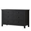 DRAWER DRESSER CABINET BAR CABINET, storge cabinet, lockers, retro shell-shaped handle, can be placed in the living room, bedroom, dining room,black