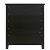 DRAWER DRESSER CABINET BAR CABINET, storge cabinet, lockers, retro shell-shaped handle, can be placed in the living room, bedroom, dining room, black